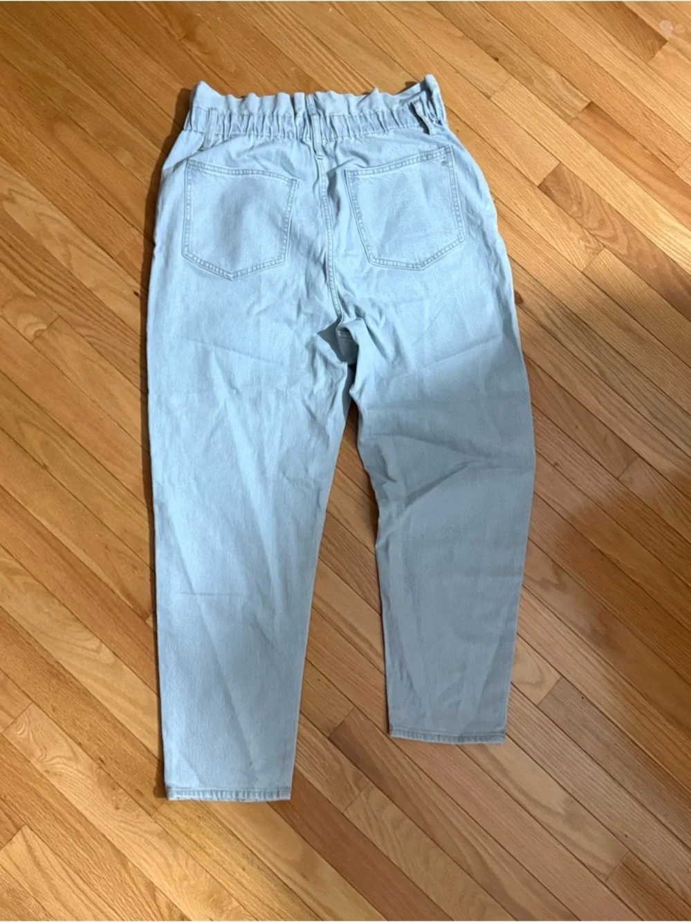 Madewell NWOT❗️Paperwaist Classic Straight Jeans in Broomfield Wash - Picture 12 of 13